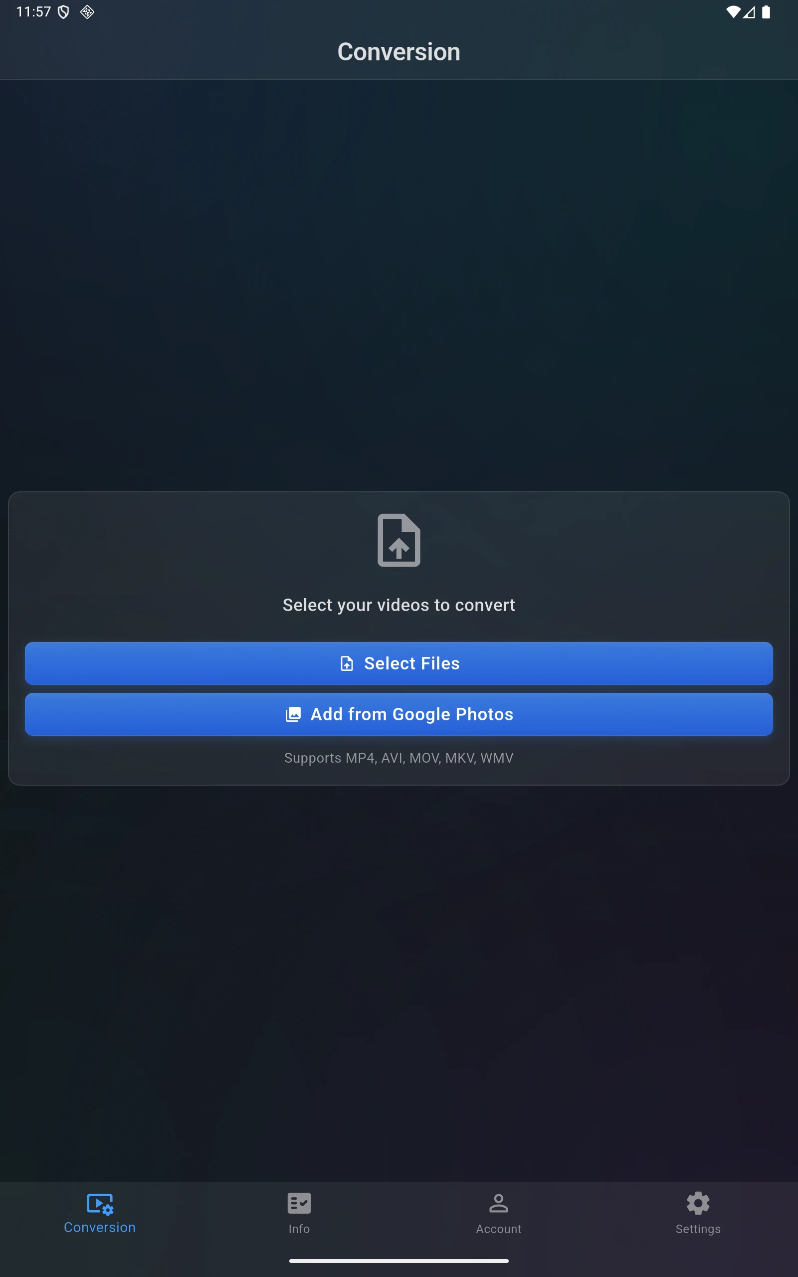 RecodeFlow Android Tablet UI